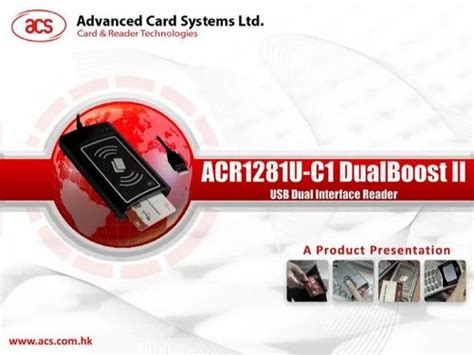 acr1281u c1 software|Installing the USB reader (Windows) .